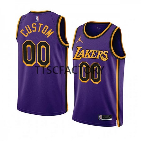 Dres Los Angeles Lakers Prilagođeni Jordan 2022-23 Statement Edition Ljubičasta Swingman - Muške
